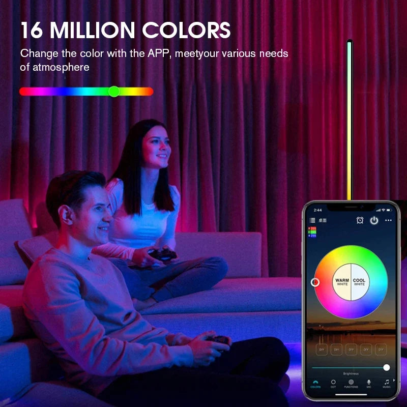 Vibrant Glow Corner Lamp