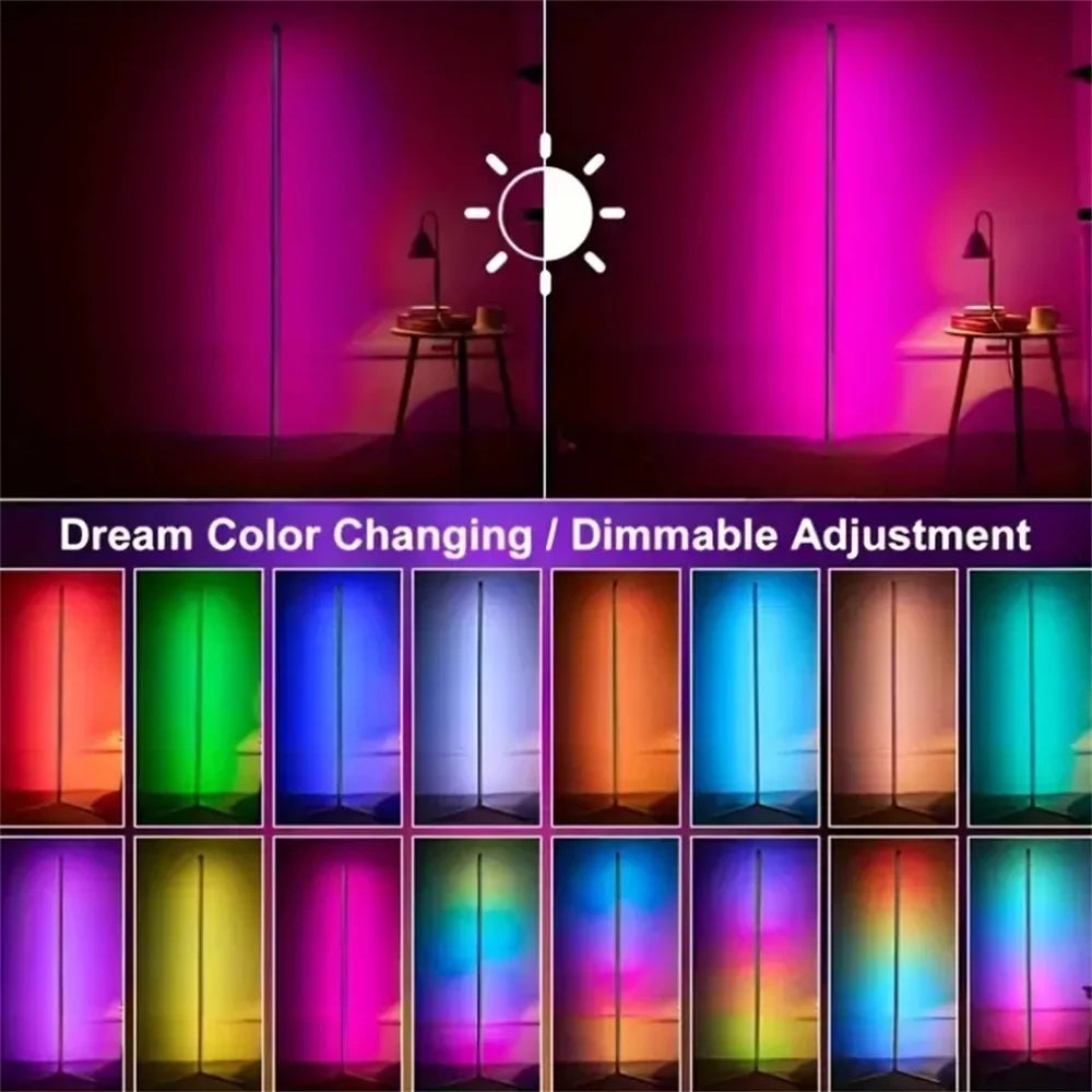 Vibrant Glow Corner Lamp