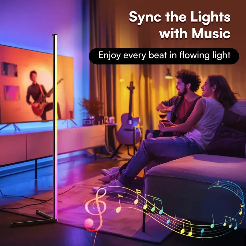 Vibrant Glow Corner Lamp